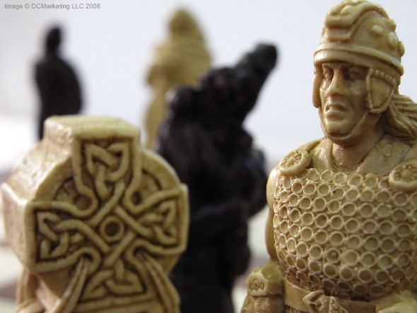Celtic Plain Theme Chess Set